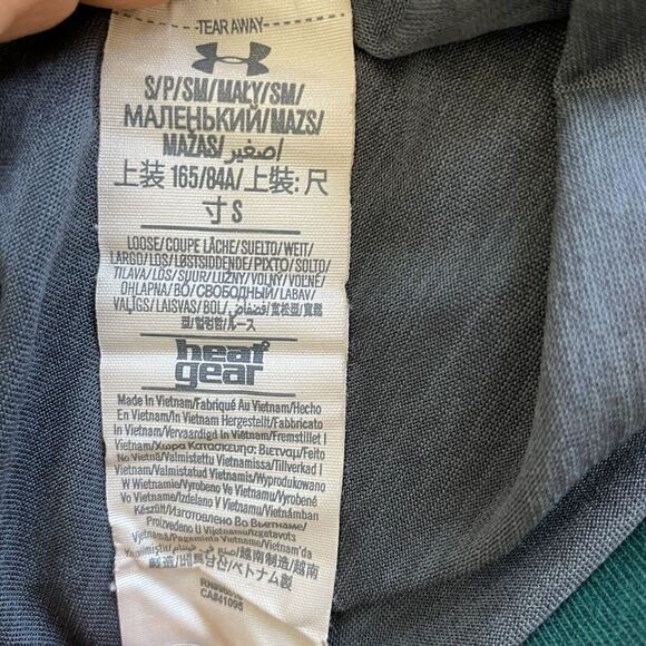 UNDER ARMOUR Mens 1/4-Zip Loose HeatGear Pullover Sz S Lightweight Long-Sleeve - Picture 9 of 9
